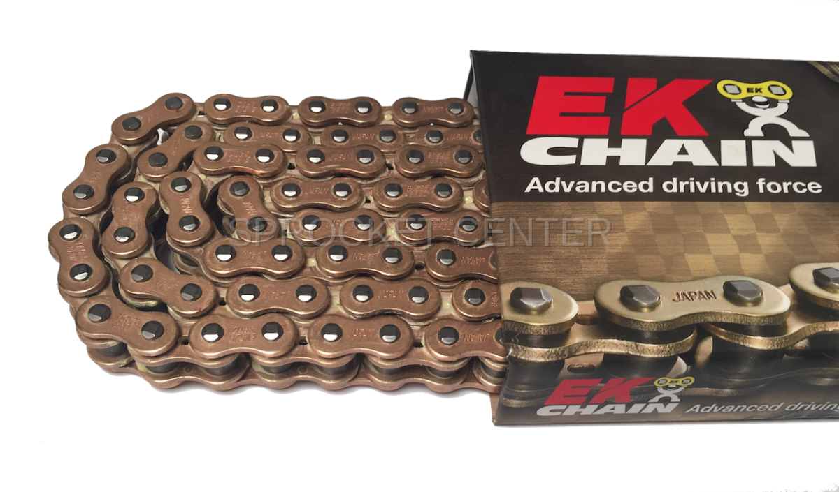 EK 530 SRX2 Xring Motorcycle Drive Chain Natural or Gold W/ Screw Master Link