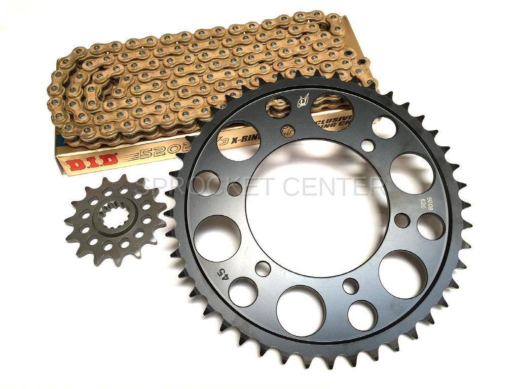 520 Conversion Kit - DRIVEN RACING Sprocket Set with Choice of Chain -  KAWASAKI ZX-10R ('04-05)