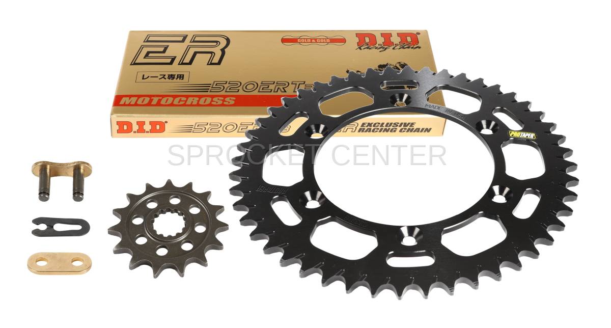 Kawasaki KX250F ('0623) PRO TAPER Sprocket Set with 520 MX Chain