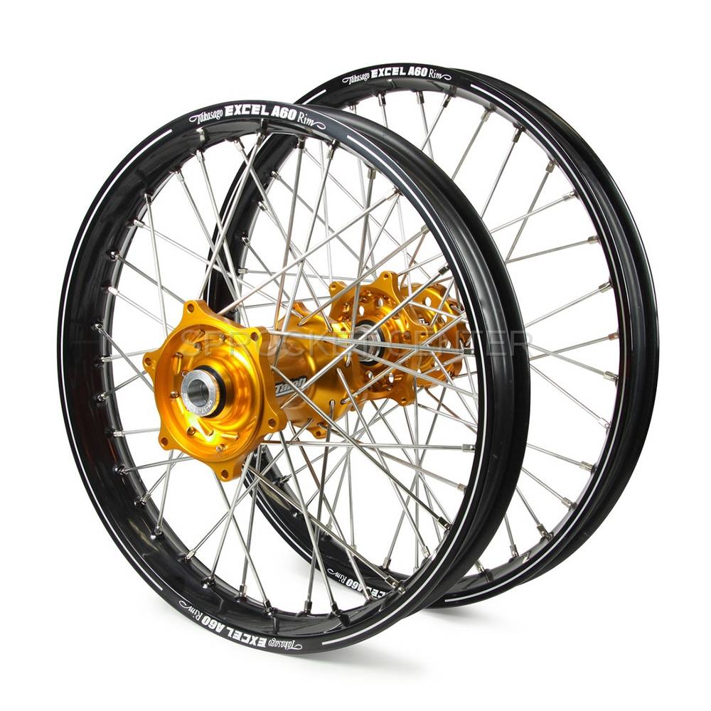 Custom Husqvarna Wheel Set - HAAN or TALON Hubs with choice of DID STX or  EXCEL A60 Rims (+ FREE Sprocket!)