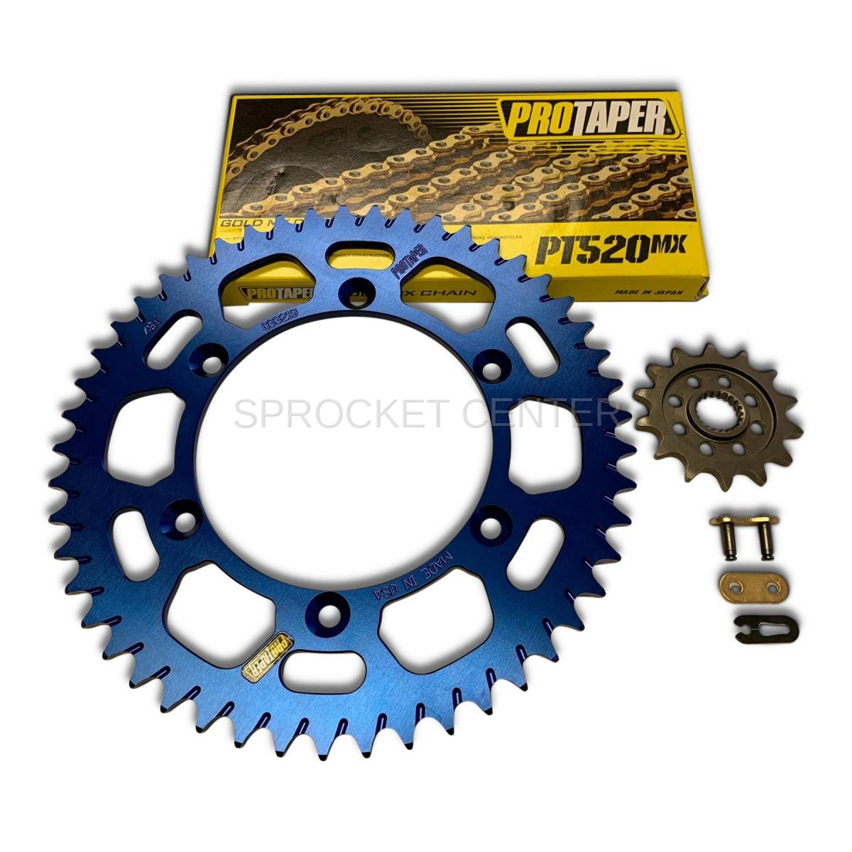 MX Chain Kit PRO TAPER Sprocket Set with Choice of Chain Yamaha