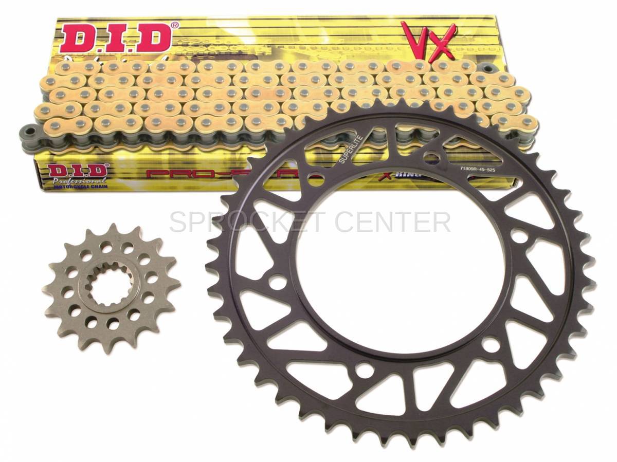 525 HONDA CBR600RR (0306) Sprocket Center Steel Sprockets & 525 Chain Kit