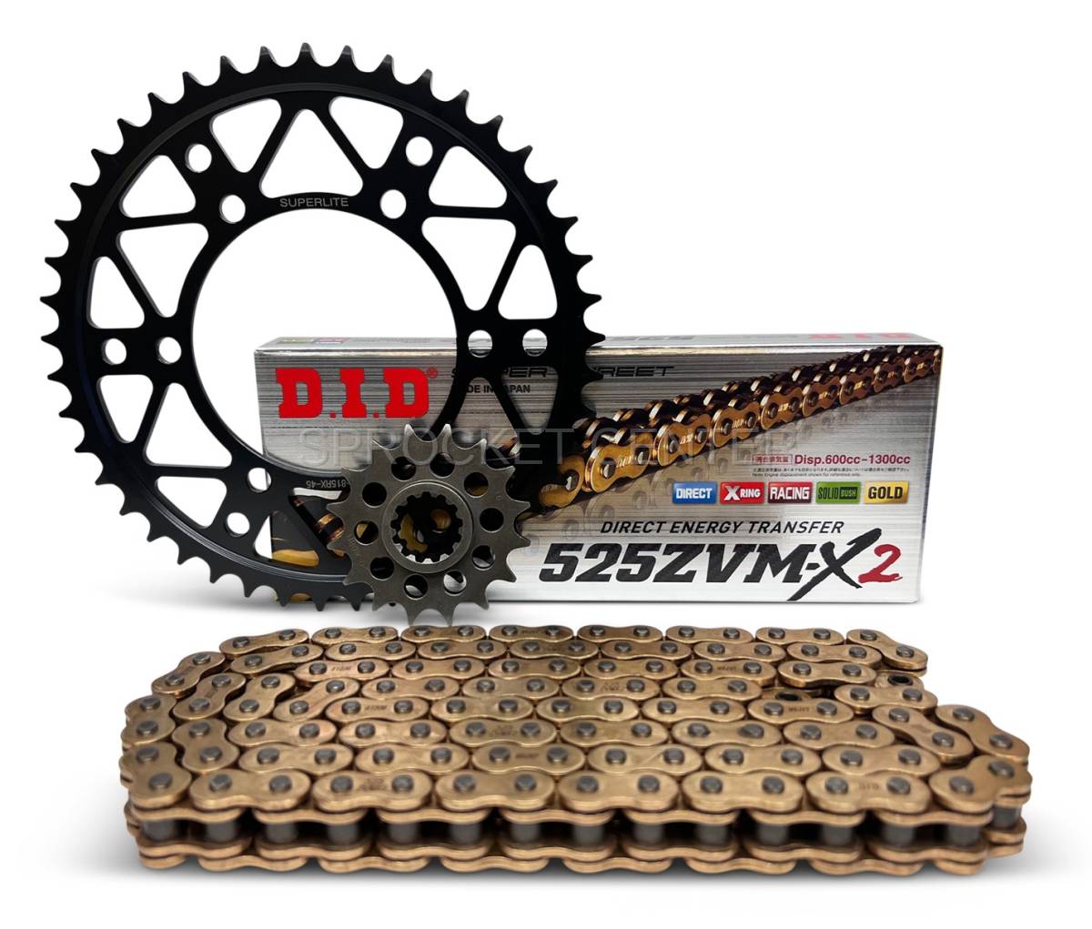 JT Sprockets Steel Sprocket Kit For Yamaha DT175 1978-1981 - 16T Front & 49T Rear