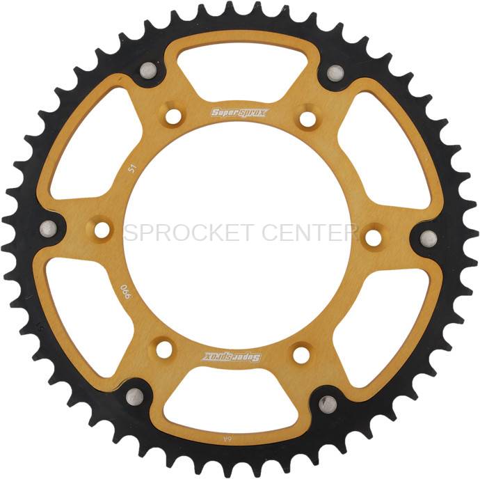 SUPERSPROX (#RST990) 520 Pitch STEALTH Rear Sprocket - GASGAS