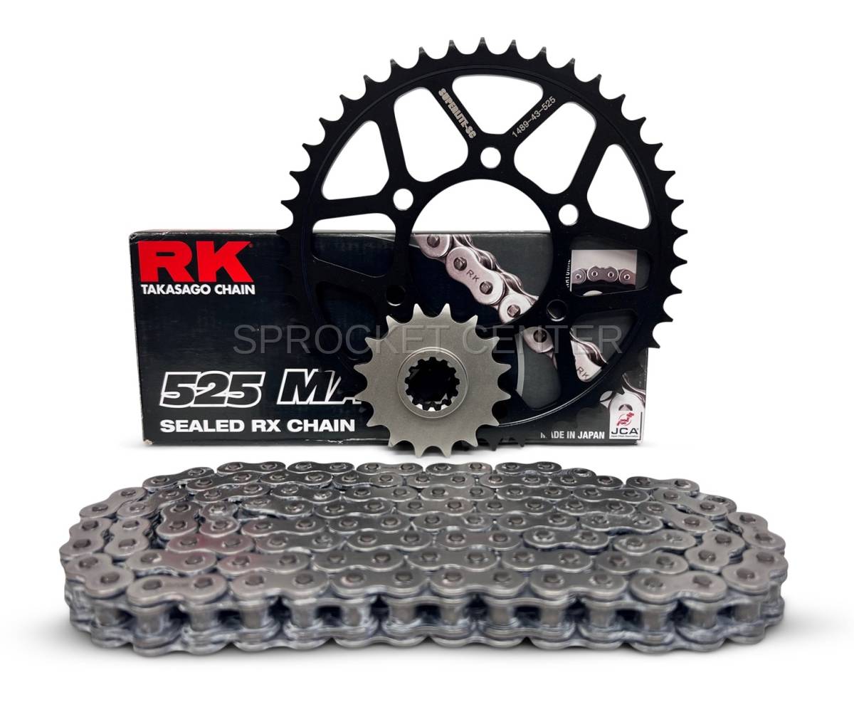 525 Chain Kit - TEK5 Steel Sprocket Set With Choice Of Chain - KAWASAKI  Ninja 1000 ('11-19)