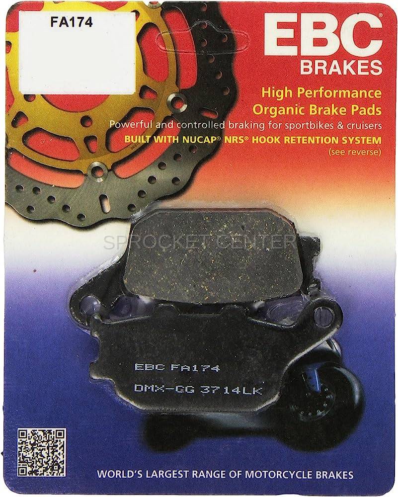 thumbnail image 2 of EBC Brake Pad Set (Front & Rear) For 2008-2020 Yamaha YZ250 YZ250F YZ450F 2 of 6