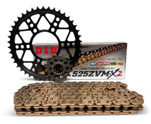 KAWASAKI ZX-10R (08-10) SUPERLITE Steel Sprockets & 525 Chain Kit