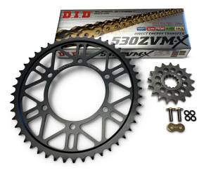 CALTRIC Black Drive Chain and Sprocket Kit Fits YAMAHA YZF-R1 2004-2008 530-Chain Type