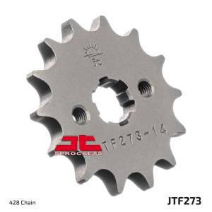 thumbnail image 2 of Caltric Front & Rear Sprocket Kit For Honda CRF80F 2004-2013 | Steel Black Sprockets 2 of 5