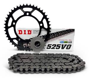 SUZUKI GSXR 600 (11-23) 525 Steel Sprockets & Chain Kit