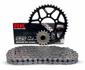A　ブラック　S KAWASAKI Z1000 (14-20) 525 Steel Sprockets & Chain Kit