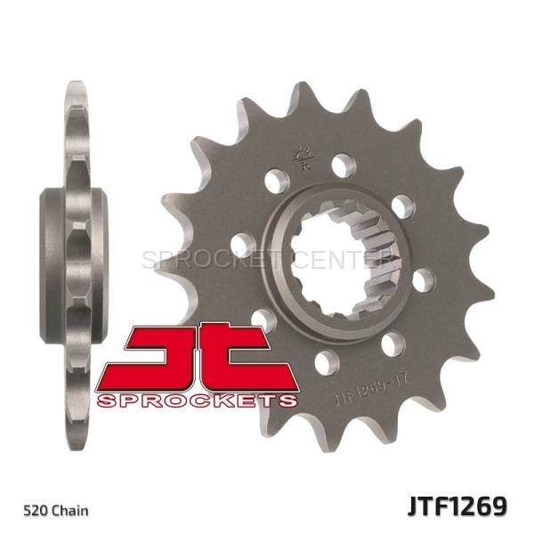 JT Sprockets - JT Sprockets (#JTF1269) 520 Conversion Chromoly-Steel Front Sprocket - HONDA