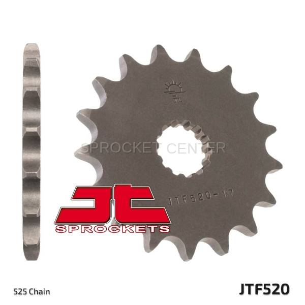 JT Sprockets - JT Sprockets (#JTF520) 525 Pitch Chromoly-Steel Front Sprocket