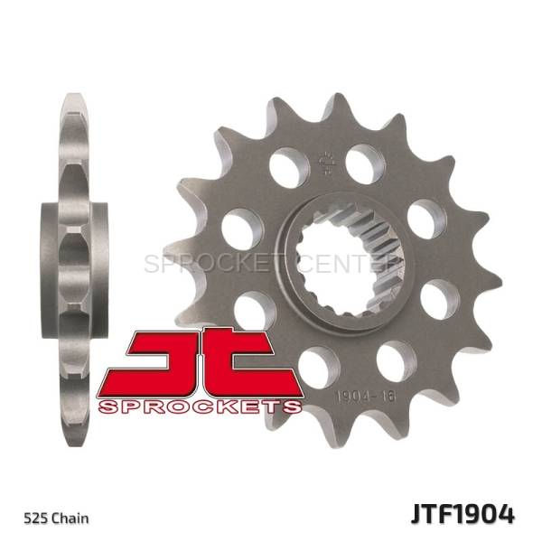 JT Sprockets - JT Sprockets (#JTF1904) 525 Pitch Chromoly-Steel Front Sprocket - KTM