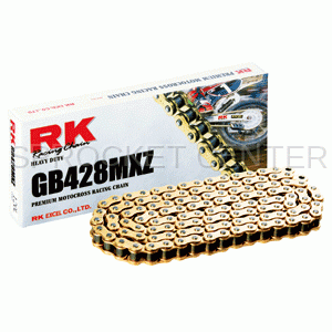 RK Chain - RK Chain - 428 MXZ series Non O'ring Motocross Chain (4 colors)