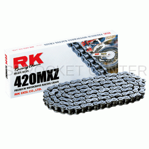 RK Chain - RK Chain - 420 MXZ series Non O'ring Motocross Chain (Gold or Natural)