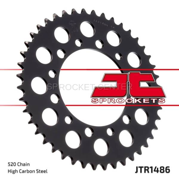 JT Sprockets - JT Sprockets (#JTR1486) 520 Pitch Steel Rear Sprocket