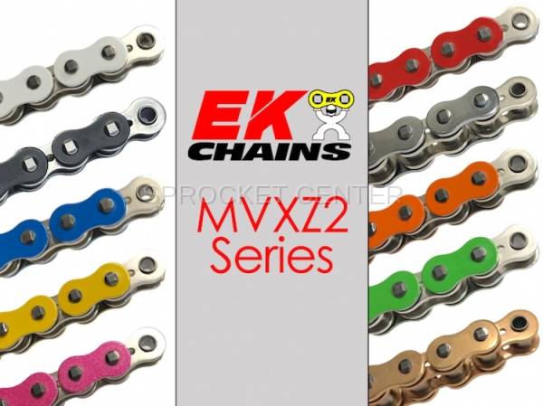 EK Chain - EK Chain 520 MVXZ-2 Quadra-X Ring Chain - (choose color & length)