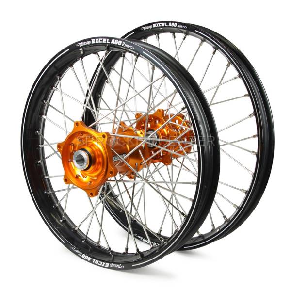 Dubya USA - Custom KTM Wheel Set - HAAN Billet Hubs with choice of DID STX or EXCEL A60 Rims (+ FREE Sprocket!)