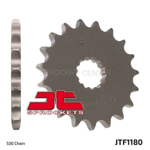 JT Sprockets - JT Sprockets (#JTF1180) 530 Pitch Chromoly-Steel Front Sprocket - TRIUMPH