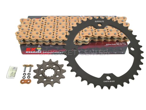 Sprocket Center - 520 Chain Kit - Steel Sprocket Set with Your Choice of Chain - HONDA TRX 450 (all models)