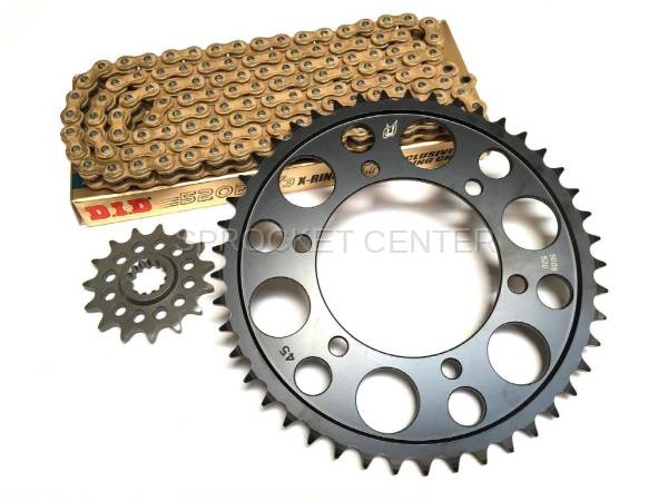 Driven Racing - 520 Conv. Kit - DRIVEN RACING Sprocket Set with Choice of Chain - BMW S1000RR ('15-18)