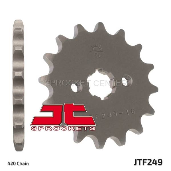 JT Sprockets - JT Sprockets (#JTF249) 420 Pitch Chromoly-Steel Front Sprocket 