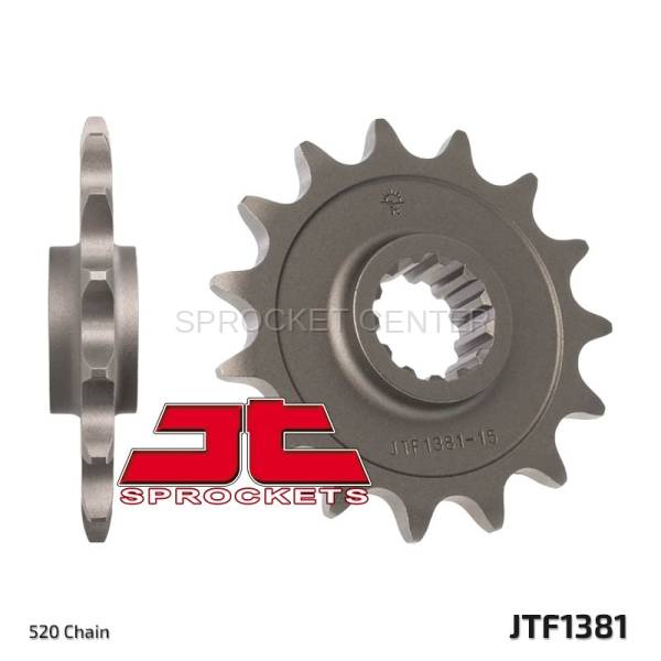 JT Sprockets - JT Sprockets (#JTF1381) 520 Pitch Chromoly-Steel Front Sprocket