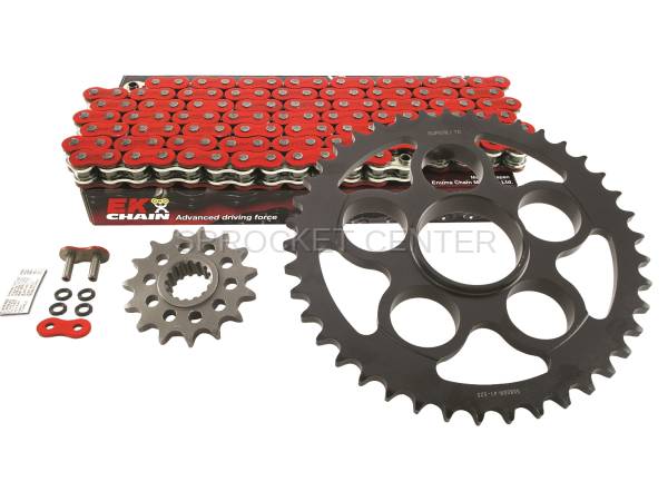 Superlite Sprockets - 525 Chain Kit - SUPERLITE Steel Sprocket Set with Choice of Chain - DUCATI 998 MONSTER S4R | S4RS '06-08