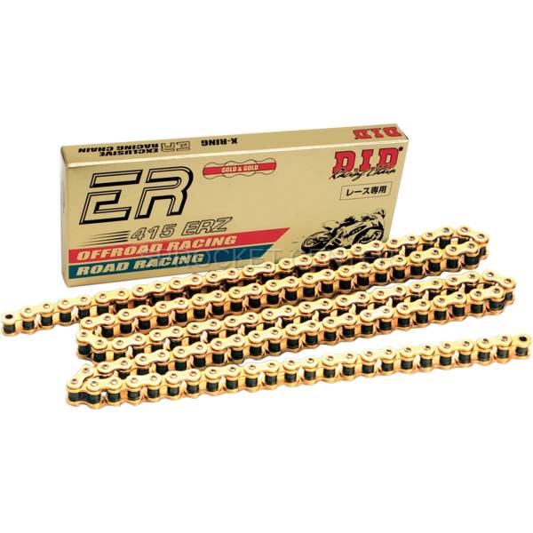 DID Chain - DID 415 ERZ Non-O'ring Race Chain - GOLD (choose length)