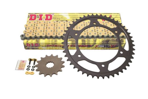 JT Sprockets - 525 Chain Kit - JT Sprockets Steel Sprocket Set with Choice of Chain - BMW F800 R