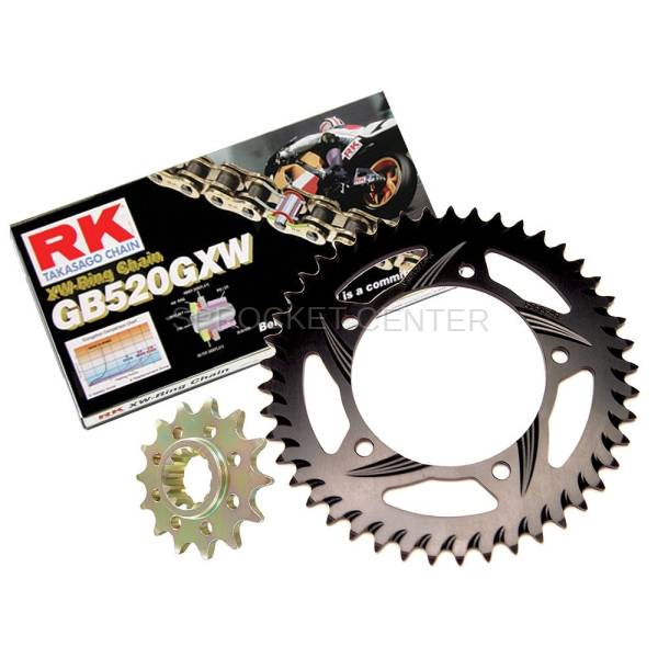 Vortex - 520 Conversion Kit - VORTEX Sprocket Kit with Choice of Chain - SUZUKI GSXR 1000 '07-08