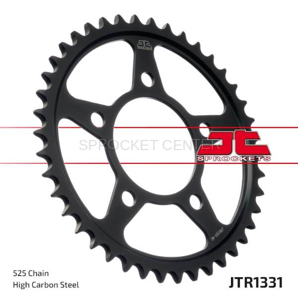 JT Sprockets - JT Sprockets (#JTR1331) 525 Pitch Steel Rear Sprocket - HONDA Africa Twin 1000/1100