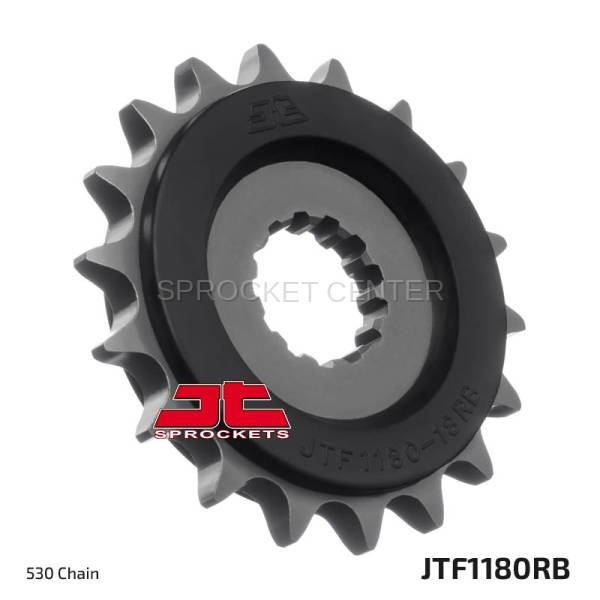 JT Sprockets - JT Sprockets (#JTF1180RB) 530 Pitch Rubber Dampened Front Sprocket - TRIUMPH