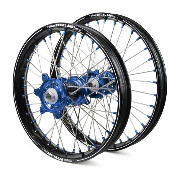 Dubya USA - Custom HUSQVARNA Wheel Set - HAAN Billet Hubs with choice of DID STX or EXCEL A60 Rims (+ FREE Sprocket!)