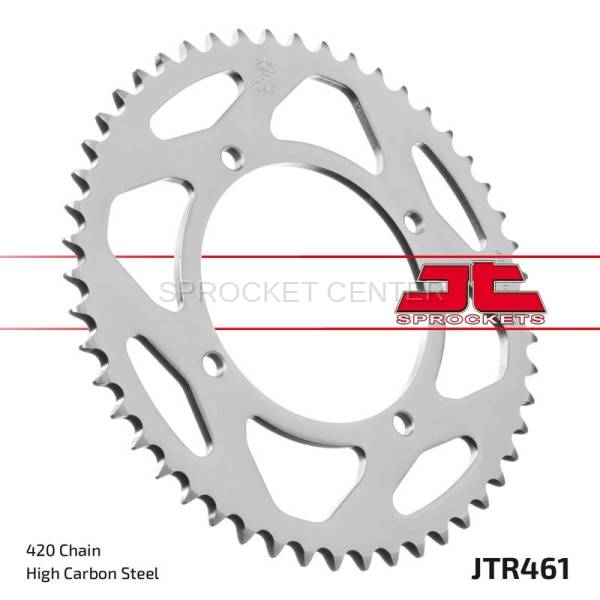 JT Sprockets - JT Sprockets (#JTR461) 420 Pitch Steel Rear Sprocket - Kawasaki