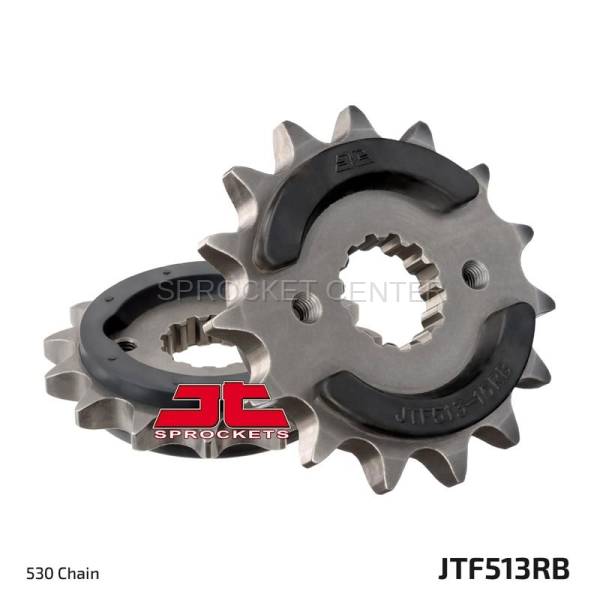 JT Sprockets - JT Sprockets (#JTF513RB) 530 Pitch Rubber Dampened Front Sprocket