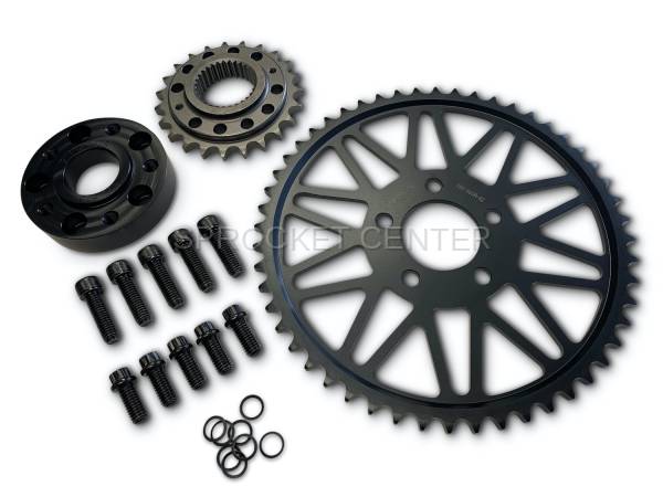 Superlite Sprockets - DYNA 6-Speed (All '06-17) Chain Conversion Kit - Steel Sprocket Set with Choice of Chain - HARLEY DAVIDSON