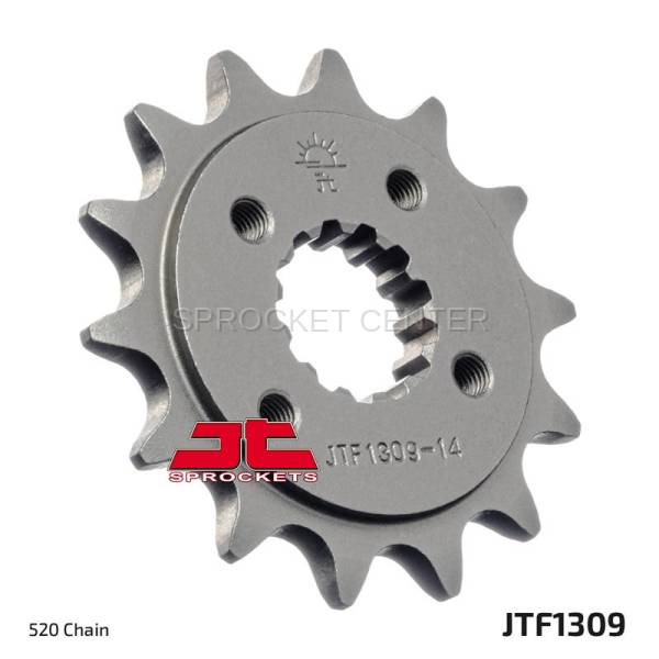 JT Sprockets - JT Sprockets (#JTF1309) 520 Pitch Chromoly-Steel Front Sprocket