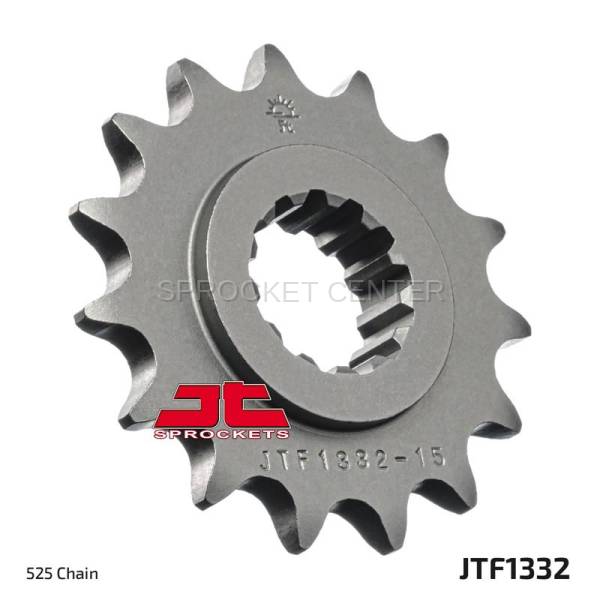 JT Sprockets - JT Sprockets (#JTF1332) 525 Pitch Chromoly-Steel Front Sprocket