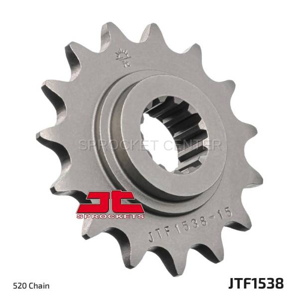 JT Sprockets - JT Sprockets (#JTF1538) 520 Pitch Chromoly-Steel Front Sprocket
