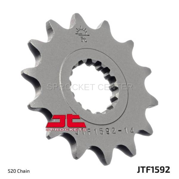 JT Sprockets - JT Sprockets (#JTF1592) 520 Pitch Chromoly-Steel Front Sprocket