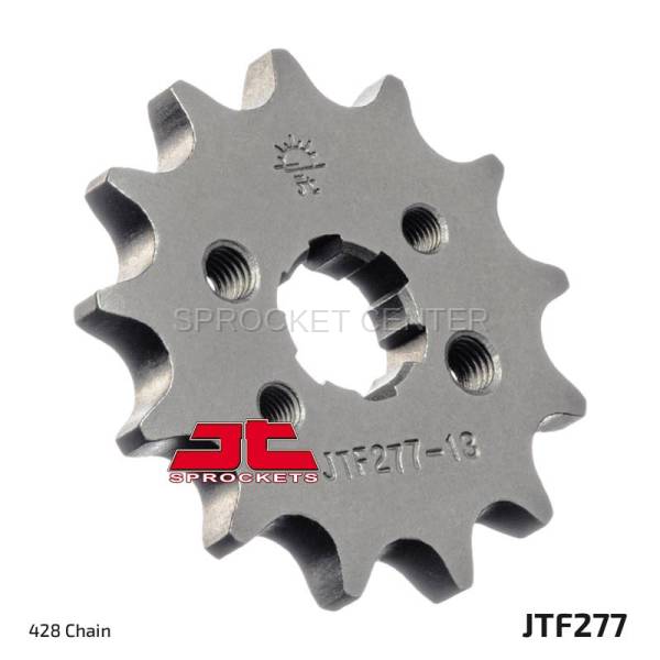 JT Sprockets - JT Sprockets (#JTF277) 428 Pitch Chromoly-Steel Front Sprocket