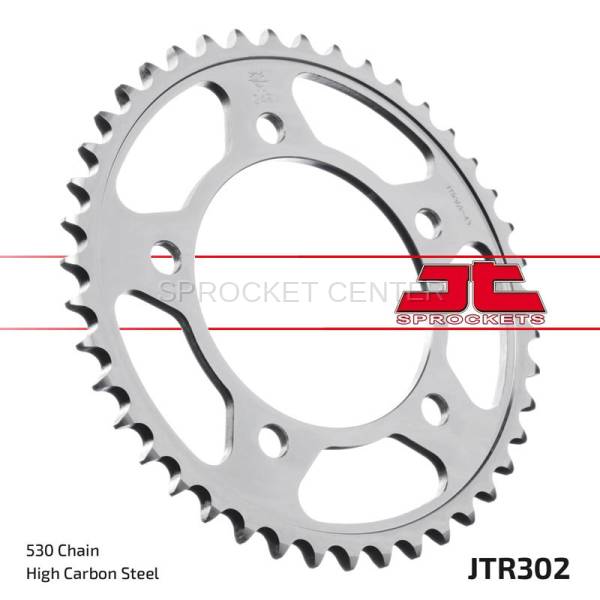 JT Sprockets - JT Sprockets (#JTR302) 530 Pitch Steel Rear Sprocket - HONDA