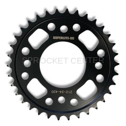 Superlite Sprockets - SPROCKET CENTER (#212) 420 Pitch Steel Rear Sprocket - HONDA Grom / Monkey ('13-21) 