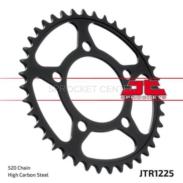 JT Sprockets - JT Sprockets (#JTR1225) 520 Pitch Steel Rear Sprocket - HONDA