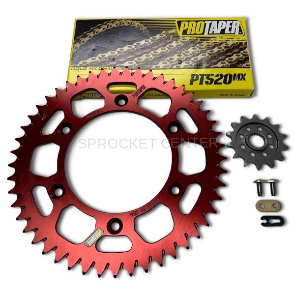 Pro Taper - MX Chain Kit - PRO TAPER Sprocket Set with Choice of Chain - Honda CRF450X '05-18