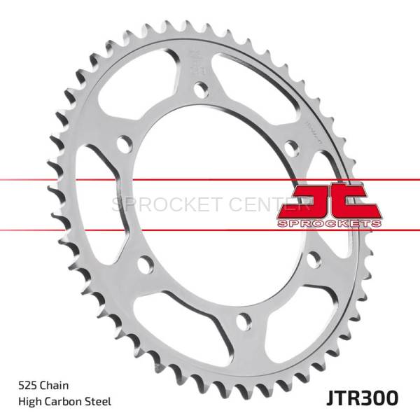 JT Sprockets - JT Sprockets (#JTR300) 525 Pitch Steel Rear Sprocket - HONDA