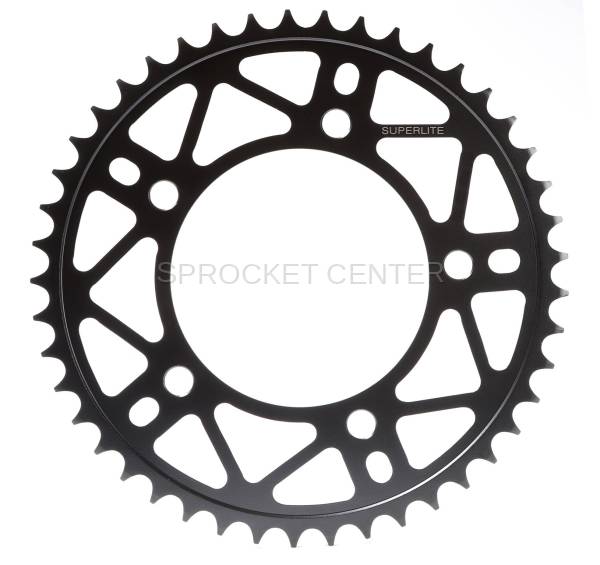 Superlite Sprockets - SUPERLITE RSX 525 Pitch Black Steel Rear Sprocket (#10613RX)