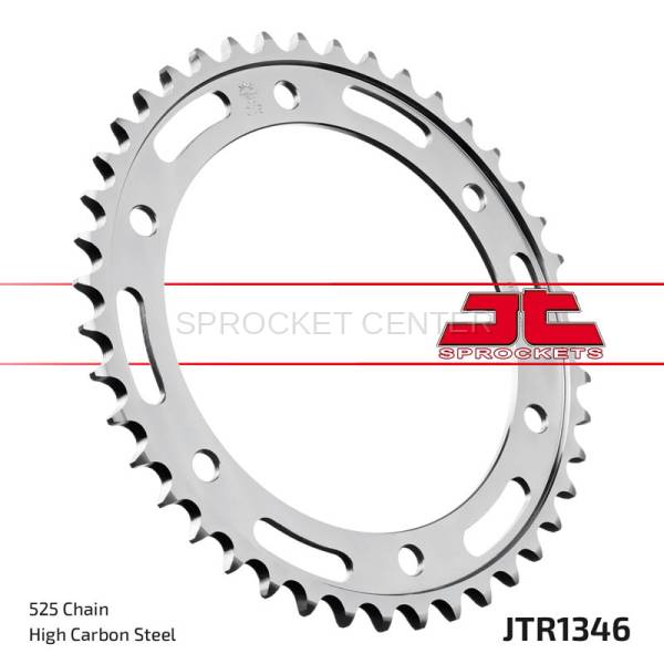 JT Sprockets - JT Sprockets (#JTR1346) 525 Pitch Steel Rear Sprocket - HONDA